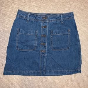 Old Navy Button-Down Jean Skirt